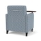 Lesro Siena Guest Chair w/ Swivel Tablet and Black Legs, RS RainSong Back, MD Titan Seat, RS RainSong Panels SN1101 - alternate 3